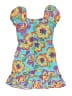 GB Girls 100% Polyester Tropical Blue Dress Size 14 - photo 2