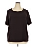 Marina Rinaldi Brown Short Sleeve Blouse Size 20 (29) - photo 1