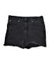 Levi's Stars Black Denim Shorts Size 30 - photo 1