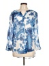 VS Sport Blue 3/4 Sleeve Blouse Size L - photo 1