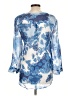VS Sport Blue 3/4 Sleeve Blouse Size L - photo 2