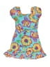 GB Girls 100% Polyester Tropical Blue Dress Size 14 - photo 1