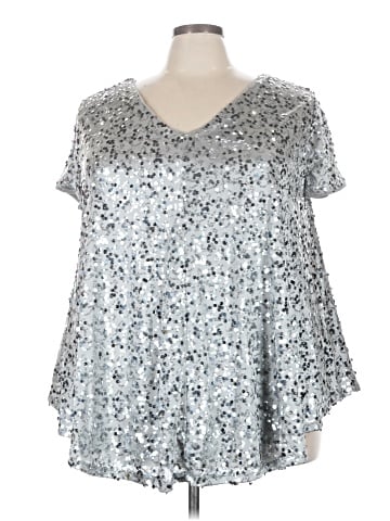Roaman's Short Sleeve Blouse (view 1)