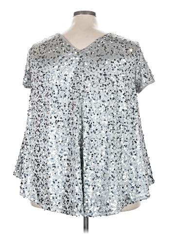Roaman's Short Sleeve Blouse (view 2)