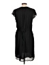 H&M 100% Polyamide Solid Black Casual Dress Size 12 - photo 2