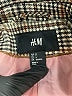 H&M Plaid Brown Coat Size 4 - photo 6