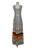 MSK Graphic Gray Casual Dress Size S (estimated) - photo 1