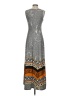 MSK Graphic Gray Casual Dress Size S (estimated) - photo 2