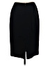 Drama Solid Black Formal Skirt Size 4 - photo 2