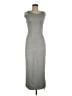 Commense Solid Gray Casual Dress Size M - photo 1