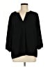 J.Jill Black 3/4 Sleeve Blouse Size M - photo 1