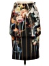 Clover Canyon Graphic Black Formal Skirt Size XS - photo 1
