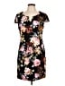 Connected Apparel Floral Black Casual Dress Size 12 - photo 1