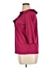Chaps 100% Cotton Burgundy 3/4 Sleeve Top Size 1X - photo 5