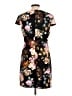 Connected Apparel Floral Black Casual Dress Size 12 - photo 2