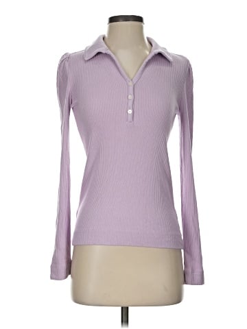 Ann Taylor LOFT Long Sleeve Polo (view 1)