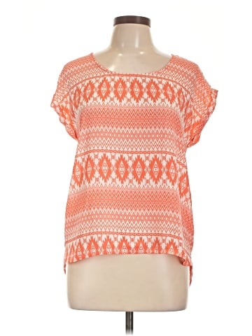 Pink Rose Short Sleeve Top (view 1)