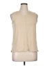 Max Studio Tan Sleeveless T-Shirt Size XL - photo 1