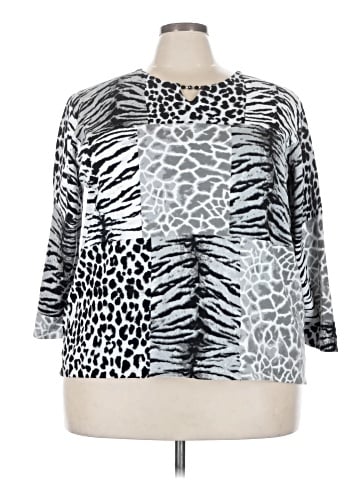 Alfred Dunner 3/4 Sleeve Top (view 1)