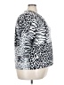 Alfred Dunner 100% Cotton Animal Print Silver 3/4 Sleeve Top Size 3X - photo 4