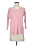 Freebird Pink 3/4 Sleeve Top Size S - photo 1