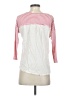 Freebird Pink 3/4 Sleeve Top Size S - photo 2