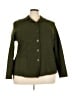 Valerie Stevens Green Wool Blazer Size 22 - photo 1