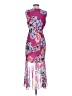 Milly 100% Polyester Floral Pink Cocktail Dress Size 0 - photo 2
