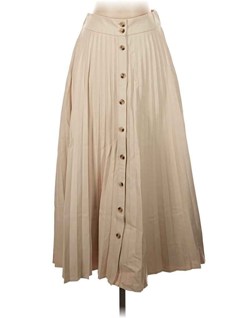 Pre-owned Stradivarius Casual Skirt In Tan
