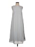 OAK + FORT 100% Polyester Solid Gray Casual Dress Size XS - photo 1