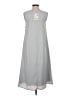 OAK + FORT 100% Polyester Solid Gray Casual Dress Size XS - photo 2