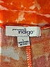 Great Northwest Indigo Print Orange Casual Skirt Size L - photo 4
