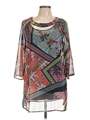 Lynn Ritchie Silver 3/4 Sleeve Blouse (view 1)