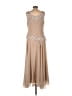 Jkara Tan Cocktail Dress Size L (estimated) - photo 2