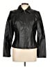 Moda International 100% Leather Black Leather Jacket Size L - photo 1