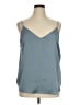 Express Solid Gray Sleeveless Top Size XL - photo 1