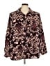 Catherines Paisley Burgundy Long Sleeve Blouse Size 3X - photo 1