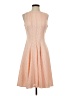 Calvin Klein Chevron-herringbone Orange Cocktail Dress Size P (petite) - photo 1