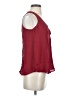 Freebird 100% Polyester Burgundy Sleeveless Top Size S - photo 4