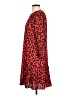 Ann Taylor 100% Polyester Animal Print Red Casual Dress Size 10 - photo 5