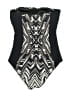 Gottex Graphic Black One Piece Swimsuit Size 10 - photo 2