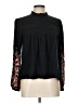 Eri + Ali 100% Rayon Black Long Sleeve Blouse Size L - photo 1