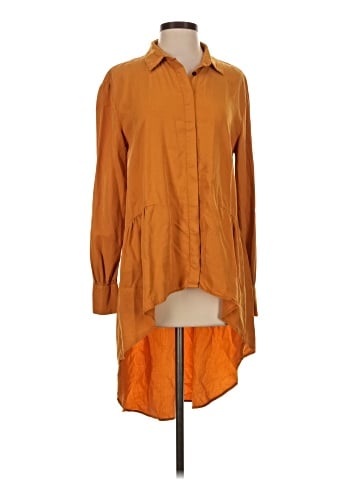 Trafaluc by Zara Long Sleeve Button-Down Shirt (view 1)