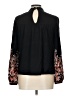 Eri + Ali 100% Rayon Black Long Sleeve Blouse Size L - photo 2