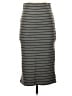 BDG Stripes Gray Casual Skirt Size S - photo 1
