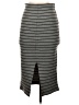 BDG Stripes Gray Casual Skirt Size S - photo 2