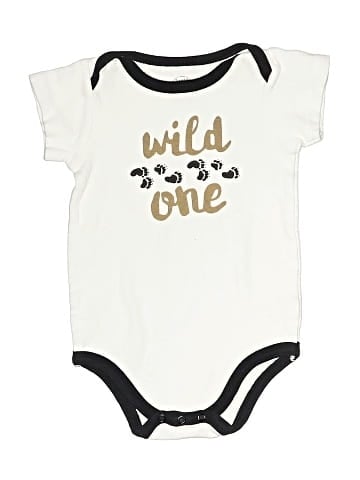 Luvable Friends Short Sleeve Onesie (view 1)