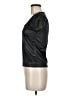 One Step Up 100% Polyester Metallic Black Short Sleeve Top Size M - photo 5