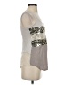 Express Silver Sleeveless Blouse Size XS - photo 4