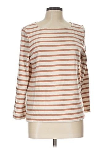 Ann Taylor LOFT 3/4 Sleeve T-Shirt (view 1)